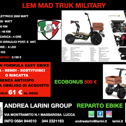 LEM MAD TRUK MILITARY
