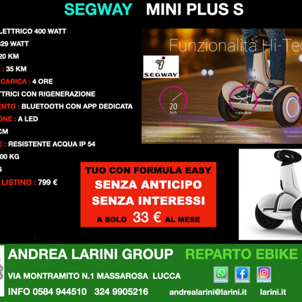 SEGWAY MINI PLUS S 400w