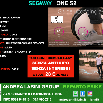 SEGWAY ONE S2